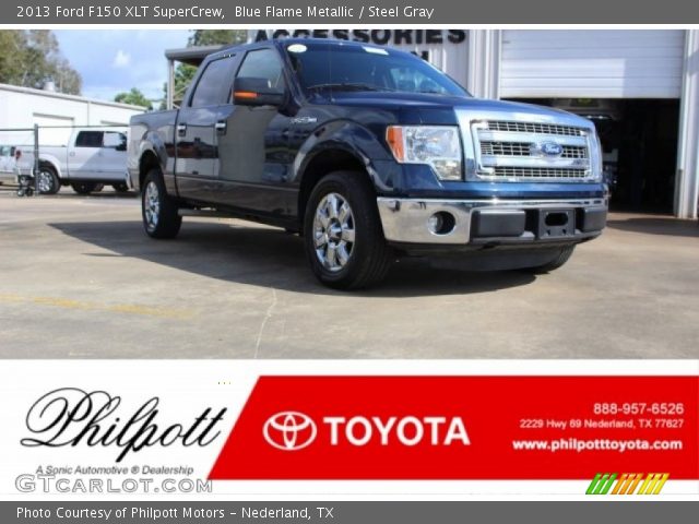 2013 Ford F150 XLT SuperCrew in Blue Flame Metallic