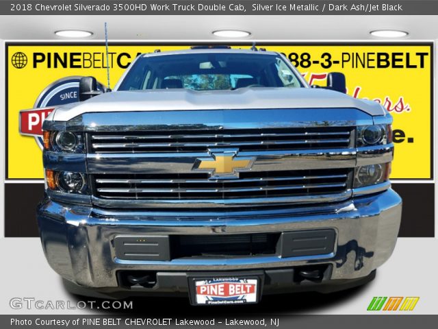 2018 Chevrolet Silverado 3500HD Work Truck Double Cab in Silver Ice Metallic
