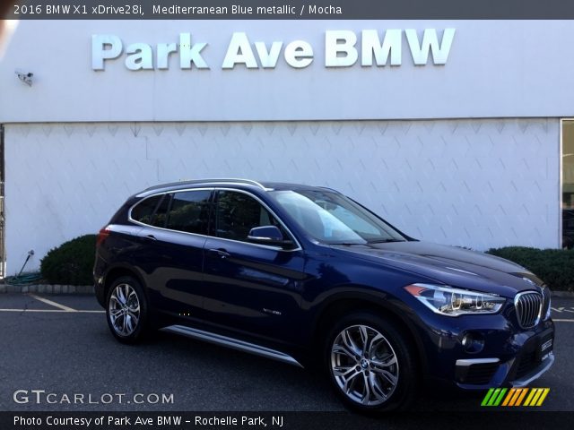 2016 BMW X1 xDrive28i in Mediterranean Blue metallic