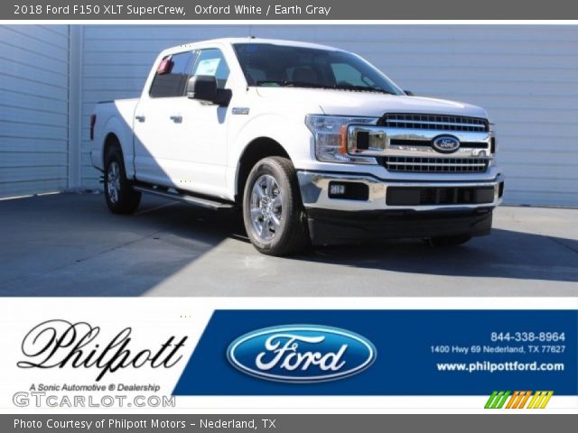 2018 Ford F150 XLT SuperCrew in Oxford White