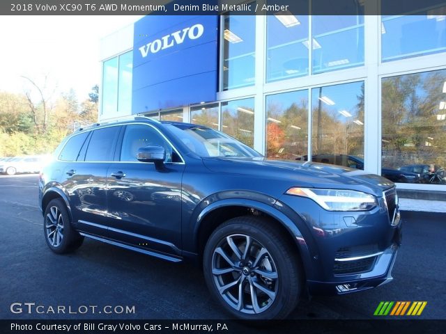 2018 Volvo XC90 T6 AWD Momentum in Denim Blue Metallic