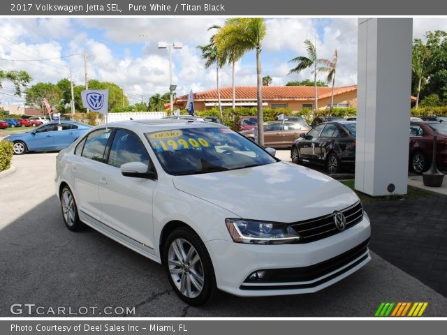 2017 Volkswagen Jetta SEL in Pure White