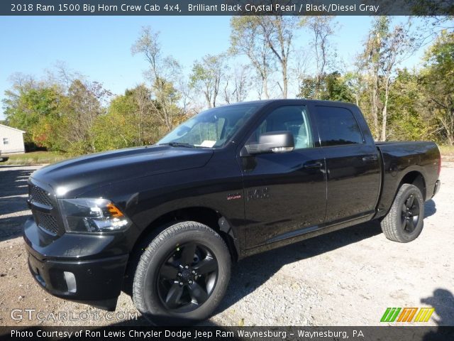 2018 Ram 1500 Big Horn Crew Cab 4x4 in Brilliant Black Crystal Pearl