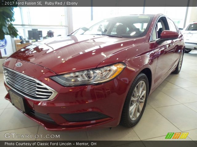 2017 Ford Fusion SE in Ruby Red