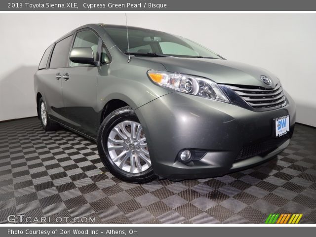 2013 Toyota Sienna XLE in Cypress Green Pearl