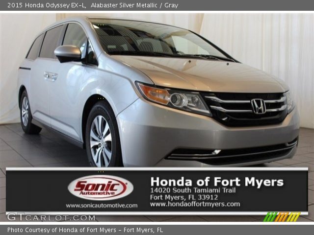 2015 Honda Odyssey EX-L in Alabaster Silver Metallic