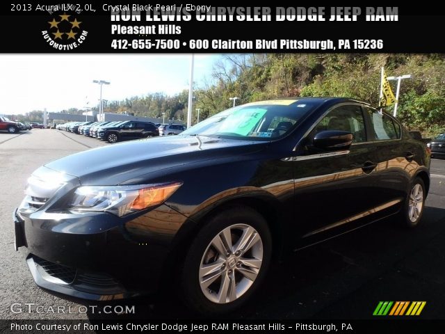 2013 Acura ILX 2.0L in Crystal Black Pearl