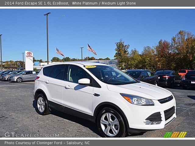 2014 Ford Escape SE 1.6L EcoBoost in White Platinum