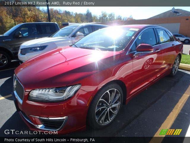 2017 Lincoln MKZ Reserve AWD in Ruby Red