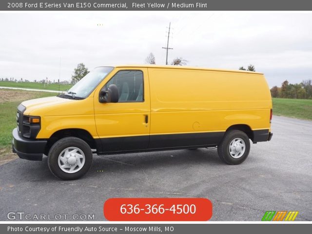 2008 Ford E Series Van E150 Commercial in Fleet Yellow