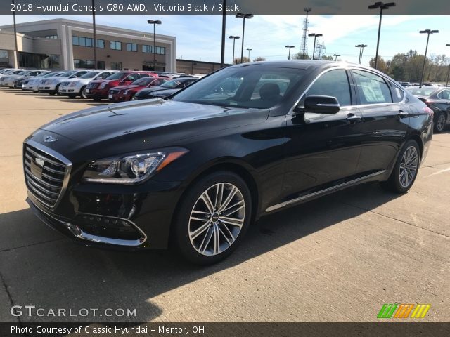 2018 Hyundai Genesis G80 AWD in Victoria Black