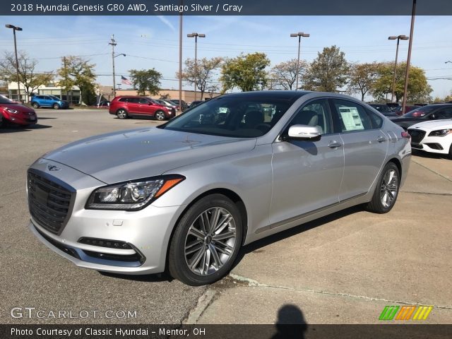 2018 Hyundai Genesis G80 AWD in Santiago Silver