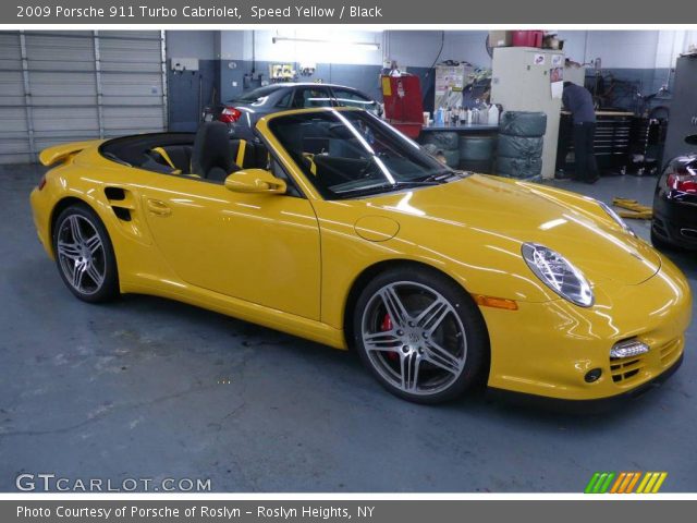 2009 Porsche 911 Turbo Cabriolet in Speed Yellow