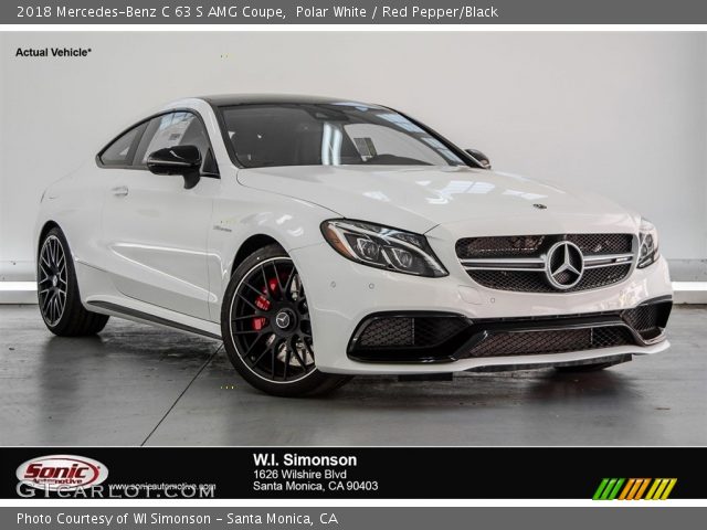 2018 Mercedes-Benz C 63 S AMG Coupe in Polar White