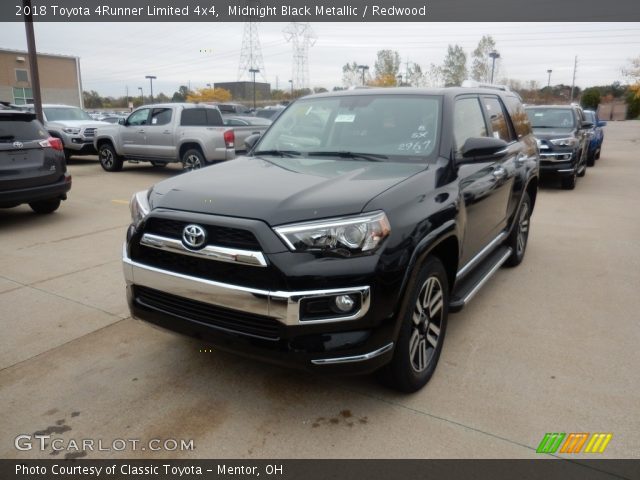 2018 Toyota 4Runner Limited 4x4 in Midnight Black Metallic