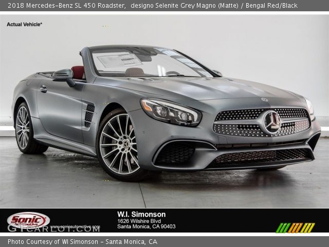 2018 Mercedes-Benz SL 450 Roadster in designo Selenite Grey Magno (Matte)