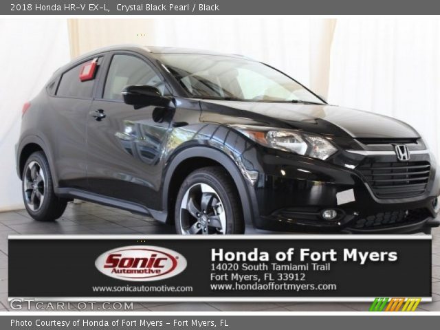 2018 Honda HR-V EX-L in Crystal Black Pearl
