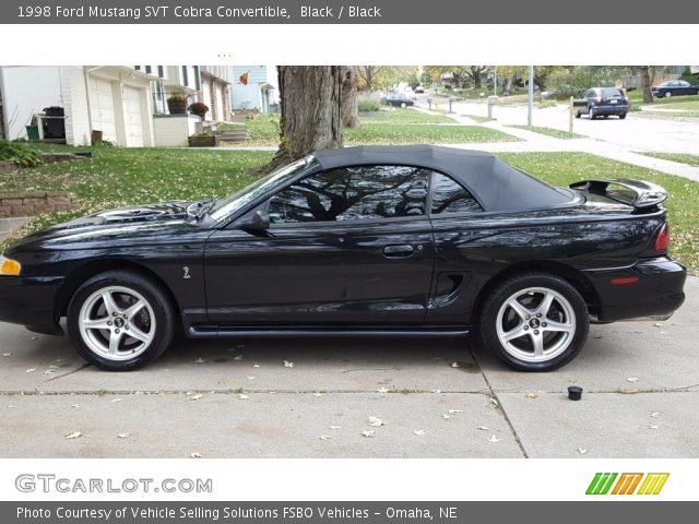 1998 Ford Mustang SVT Cobra Convertible in Black