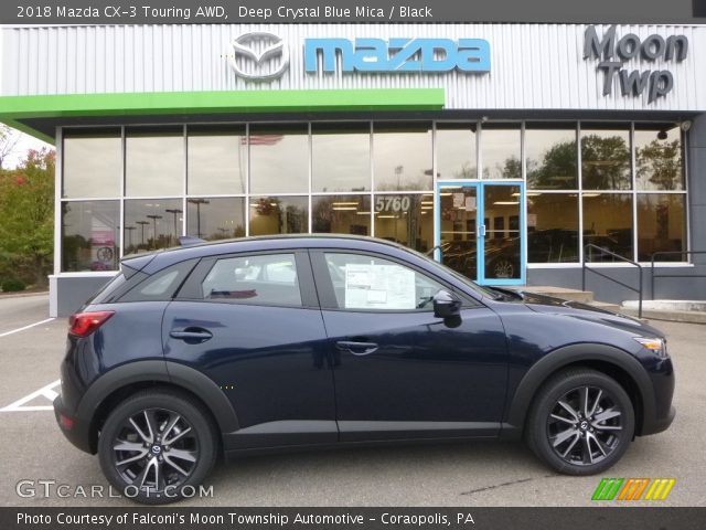 2018 Mazda CX-3 Touring AWD in Deep Crystal Blue Mica