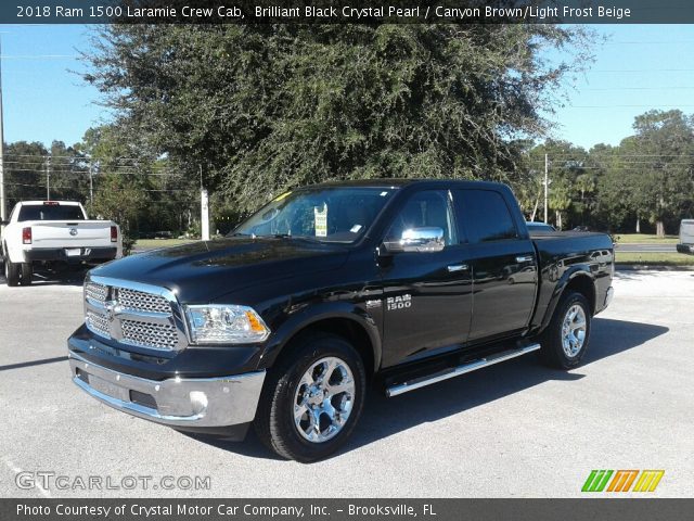 2018 Ram 1500 Laramie Crew Cab in Brilliant Black Crystal Pearl