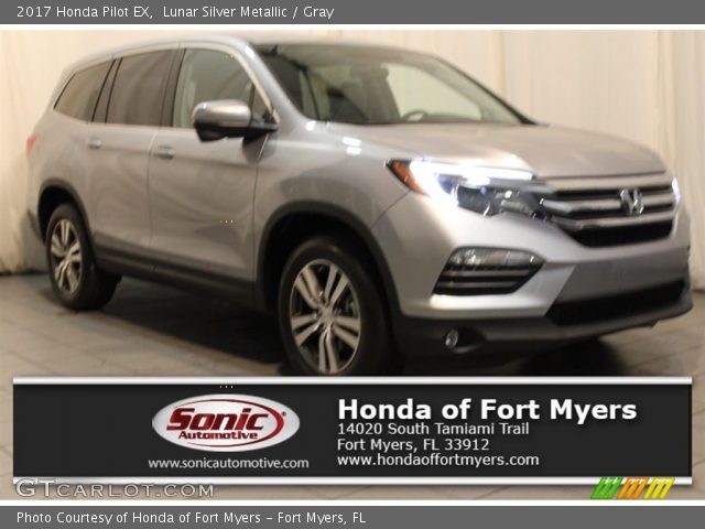 2017 Honda Pilot EX in Lunar Silver Metallic