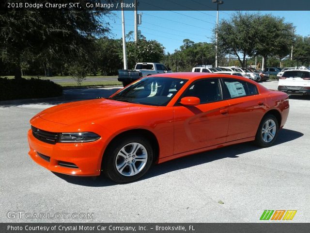 2018 Dodge Charger SXT in Go Mango