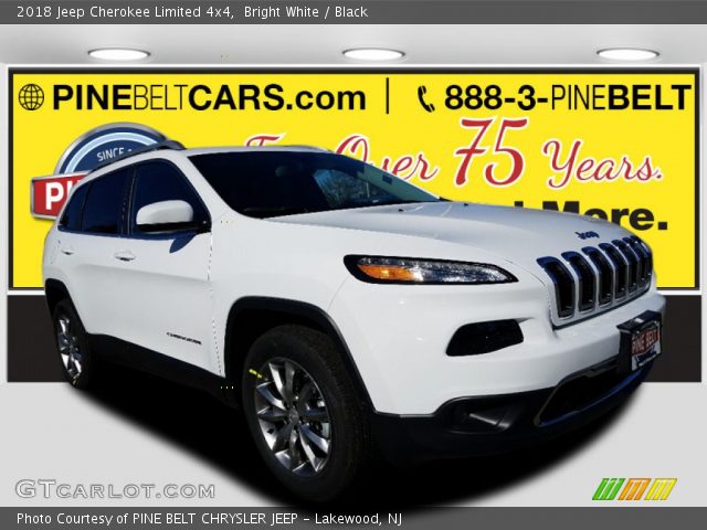 2018 Jeep Cherokee Limited 4x4 in Bright White