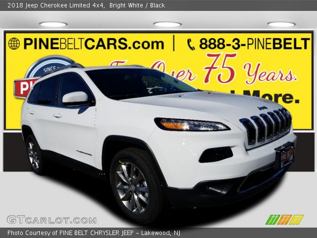 2018 Jeep Cherokee Limited 4x4 in Bright White