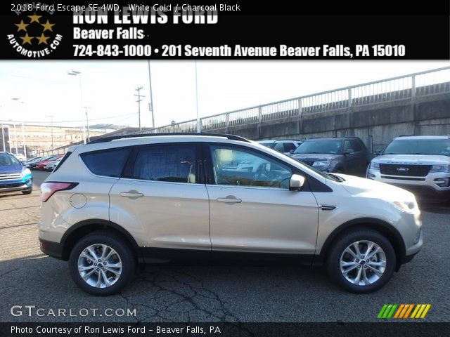 2018 Ford Escape SE 4WD in White Gold