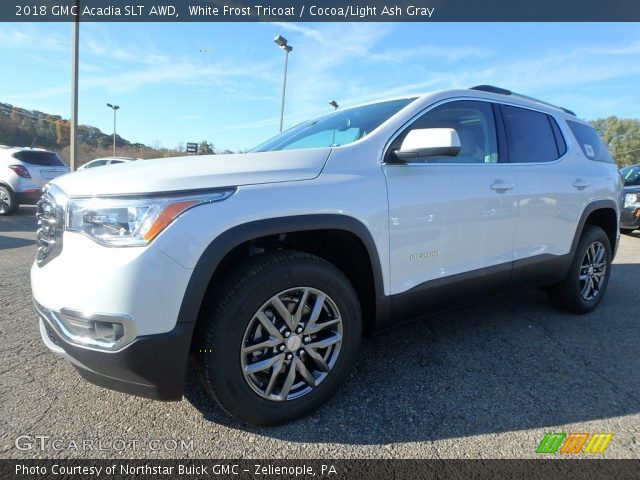 2018 GMC Acadia SLT AWD in White Frost Tricoat