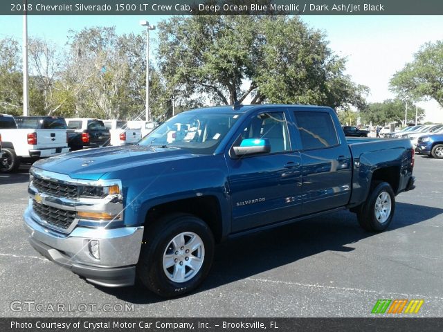 2018 Chevrolet Silverado 1500 LT Crew Cab in Deep Ocean Blue Metallic