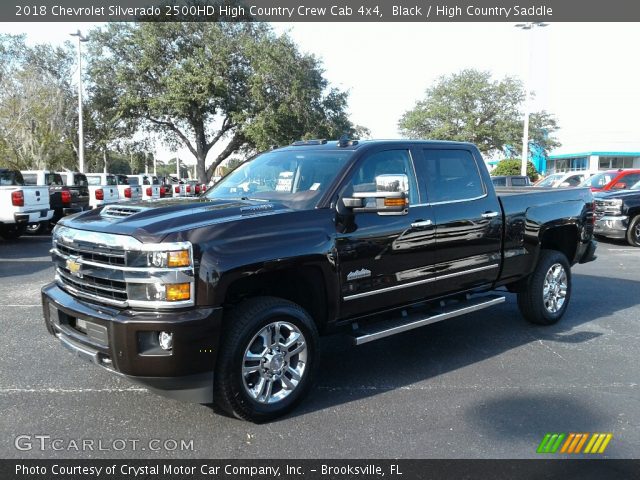 2018 Chevrolet Silverado 2500HD High Country Crew Cab 4x4 in Black