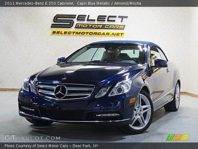 2011 Mercedes-Benz E 350 Cabriolet in Capri Blue Metallic