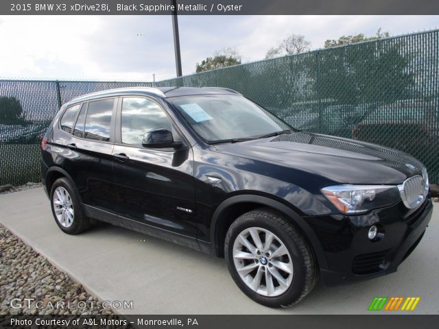 2015 BMW X3 xDrive28i in Black Sapphire Metallic