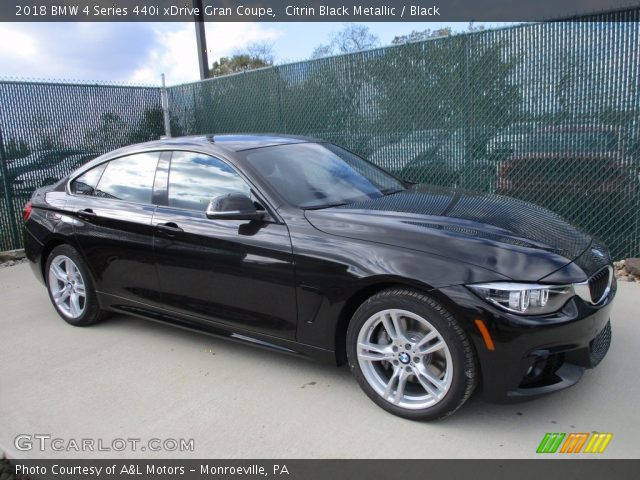 2018 BMW 4 Series 440i xDrive Gran Coupe in Citrin Black Metallic