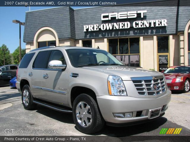 2007 Cadillac Escalade AWD in Gold Mist