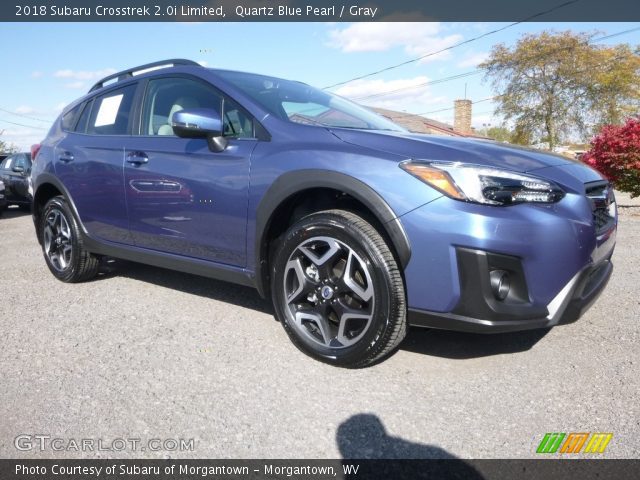 2018 Subaru Crosstrek 2.0i Limited in Quartz Blue Pearl