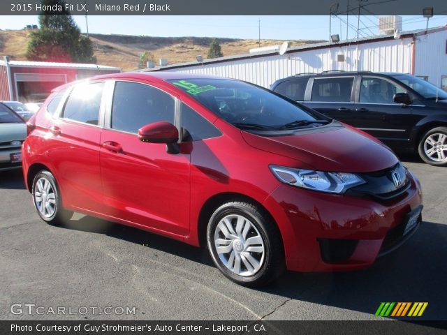 2015 Honda Fit LX in Milano Red