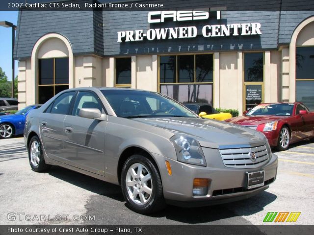 2007 Cadillac CTS Sedan in Radiant Bronze
