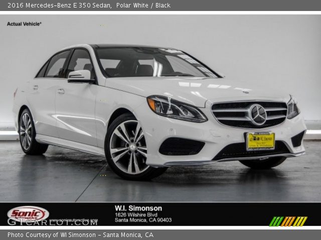 2016 Mercedes-Benz E 350 Sedan in Polar White