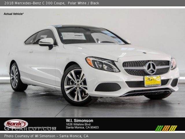 2018 Mercedes-Benz C 300 Coupe in Polar White