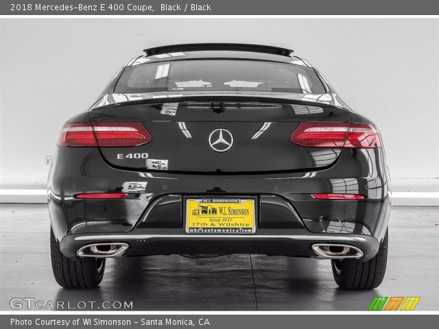 2018 Mercedes-Benz E 400 Coupe in Black