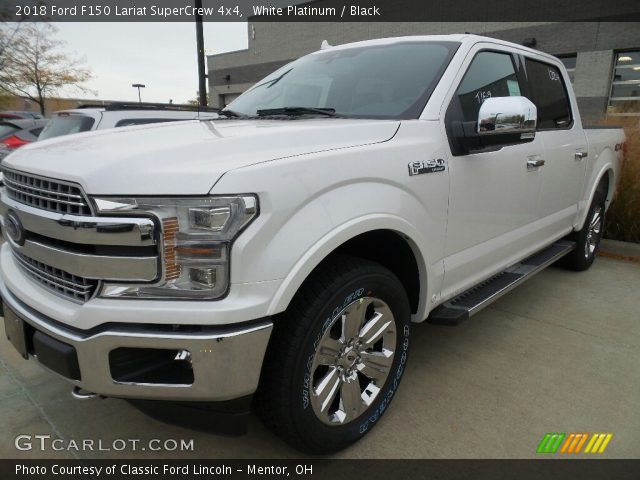 2018 Ford F150 Lariat SuperCrew 4x4 in White Platinum