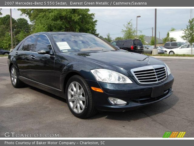 2007 Mercedes-Benz S 550 Sedan in Everest Green Metallic