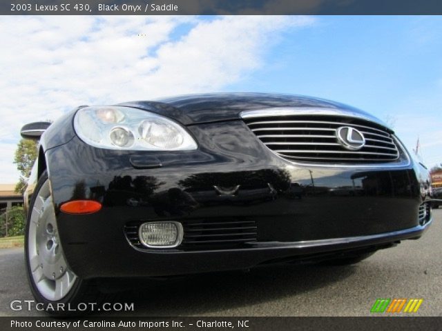 2003 Lexus SC 430 in Black Onyx