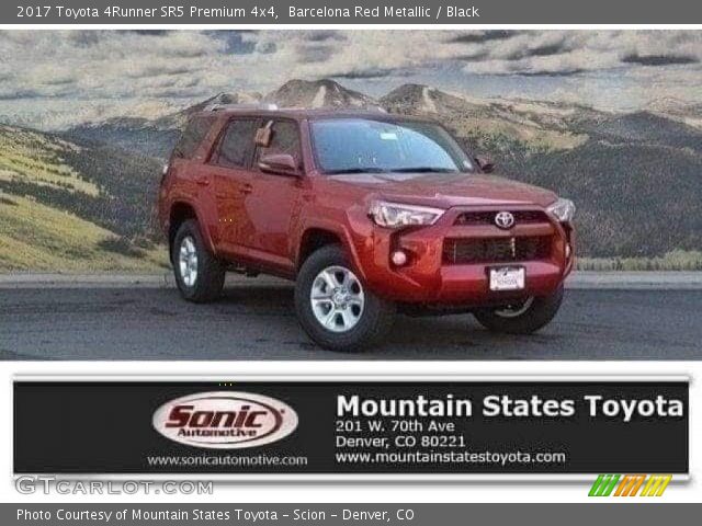 2017 Toyota 4Runner SR5 Premium 4x4 in Barcelona Red Metallic