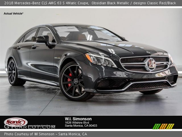 2018 Mercedes-Benz CLS AMG 63 S 4Matic Coupe in Obsidian Black Metallic