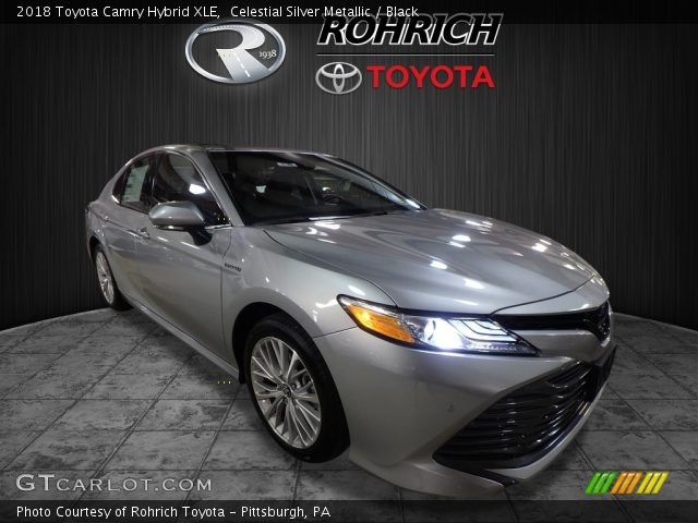 2018 Toyota Camry Hybrid XLE in Celestial Silver Metallic