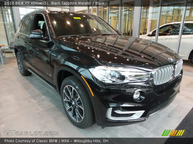 2018 BMW X5 xDrive35i in Black Sapphire Metallic