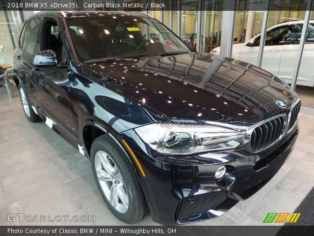 2018 BMW X5 xDrive35i in Carbon Black Metallic